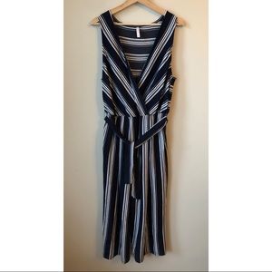 Xhilaration • X • Striped Cropped Jumpsuit